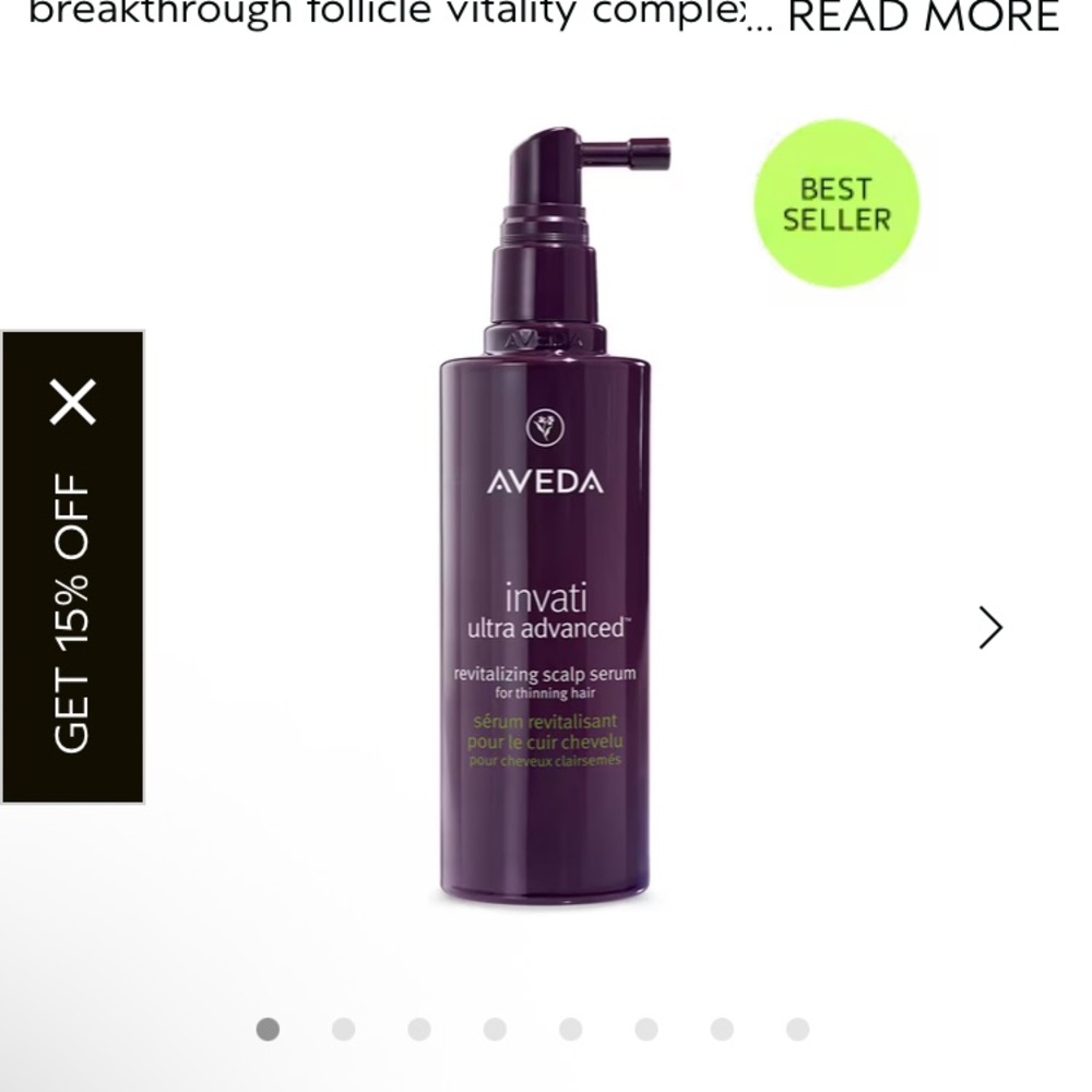Aveda Invati Advanced Scalp Serum in Deep Purple